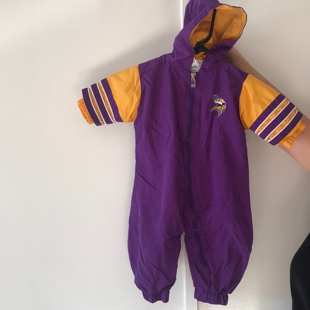 NFL Vikings baby onesie